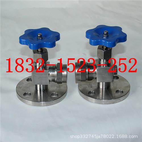 JX49W-16P 304SS不锈钢方体玻璃管法兰考克液位计DN15 DN20 DN25