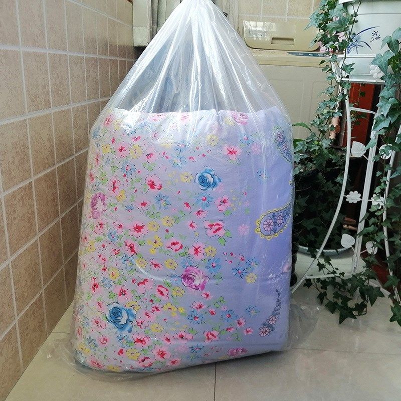 新款穿绳棉被袋防尘防潮收纳整理家用搬家打包平口大号塑料被子袋,居家布艺,一次性防尘罩,淘宝优惠券,粉丝福利购,淘宝优惠卷