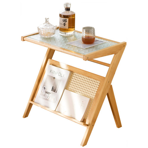 沙发边几边柜边桌客厅家用茶桌置物架床头床边迷你阳台小茶几桌子