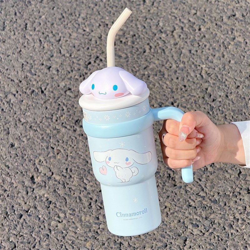 玉桂狗保温杯女生高颜值大容量316不锈钢水杯学生可携式吸管冰霸,餐饮具,保冷/保温杯,淘宝优惠券,粉丝福利购,淘宝优惠卷