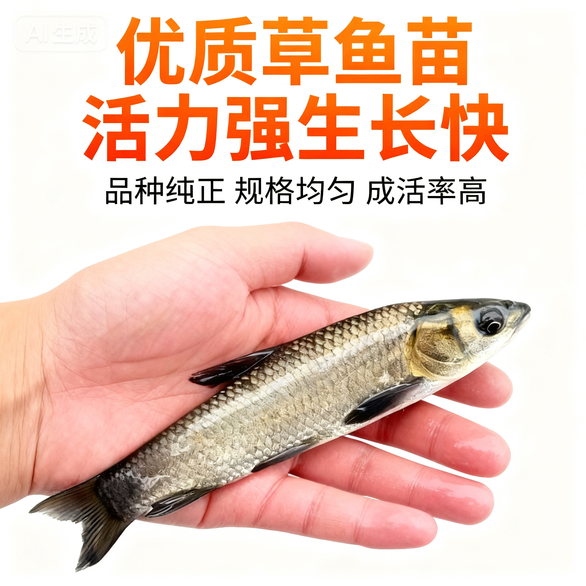 草鱼活鱼苗淡水养殖食用