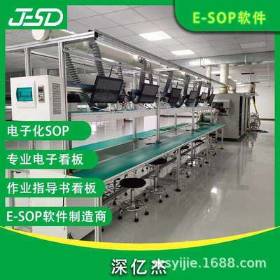 深亿杰 SOP电子作业指导书 巡检离岗状态异常报警电子显示屏