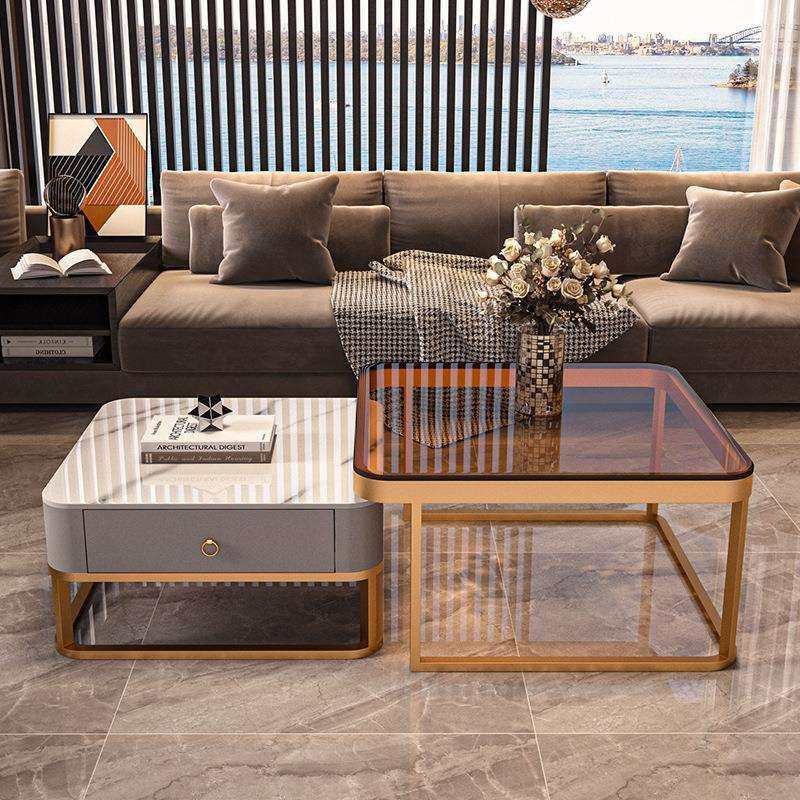 轻奢简约玻璃亮光茶几方形大小组合可伸缩茶几意式小户型岩板茶桌,鲜花速递/花卉仿真/绿植园艺,割草机/草坪机,淘宝优惠券,粉丝福利购,淘宝优惠卷