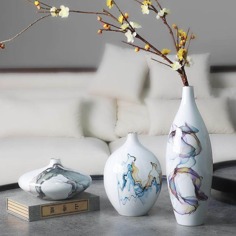新中式现代简约轻奢陶瓷罐花瓶花插摆件电视柜样板房软装饰品手工,标准件/零部件/工业耗材,车间地垫,淘宝优惠券,粉丝福利购,淘宝优惠卷