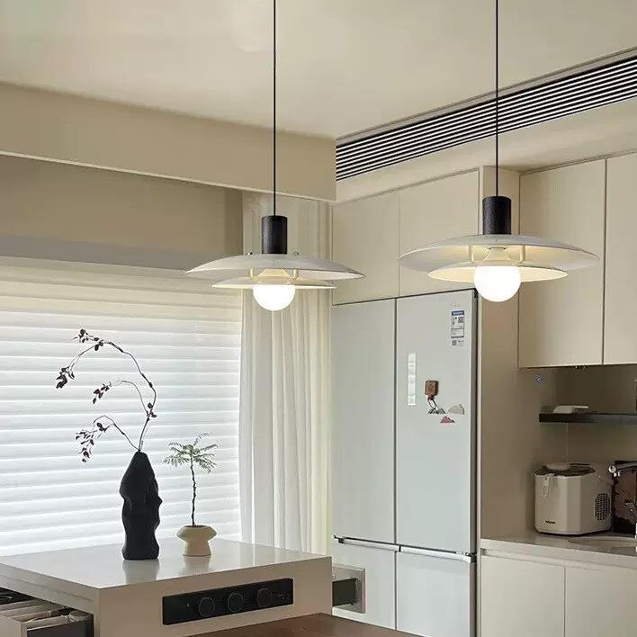 法式奶油风餐厅灯飞碟吊灯ph5中古诧寂复古现代简约轻奢餐桌灯具