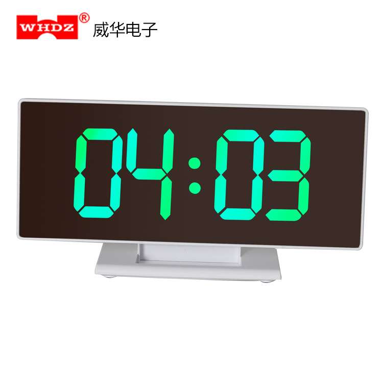 面时钟镜子EK8601钟多功能数字电子闹钟卧室床头钟LED闹钟