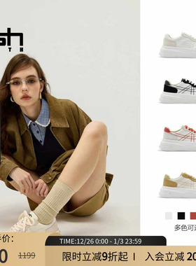 ASH YOUTH「云轨」 女鞋秋冬新款女款休闲鞋厚底增高松糕小白鞋