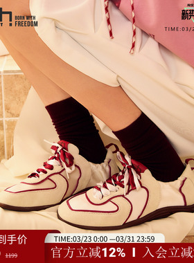 【明星同款】ASH YOUTH「云舞」女鞋真丝软底单鞋芭蕾舞鞋德训鞋