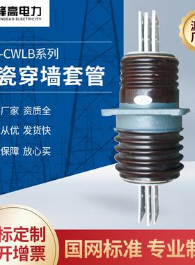 厂家供应 高压穿墙套管CWB-CWLB高压陶瓷穿墙套管控制与保护