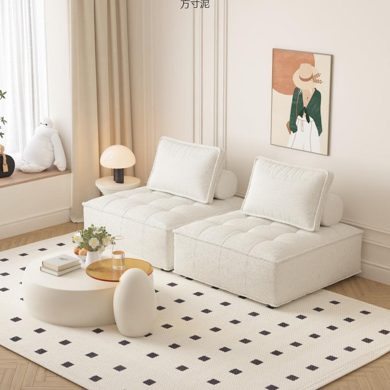 豆腐块沙发客厅小户型组合双人卧室出租房屋现代简约布艺沙发懒人