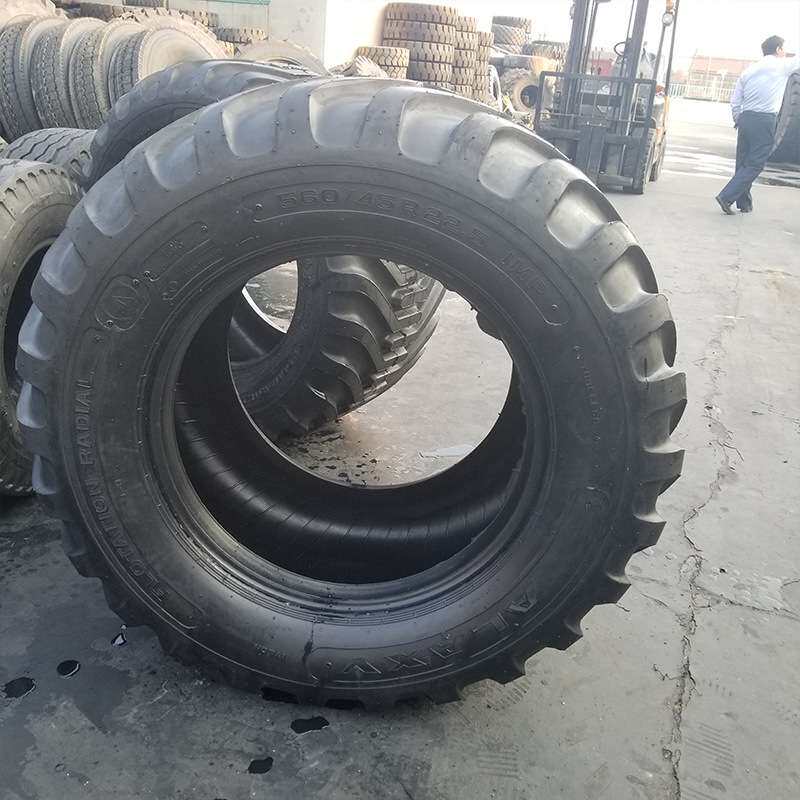 560/45R22.5打捆机轮胎宽基悬浮钢丝真空农业机械轮胎