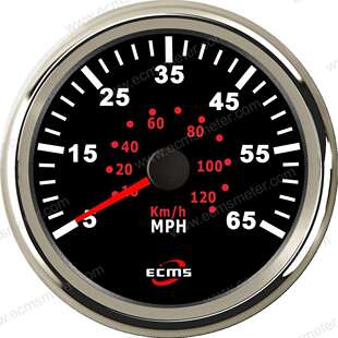 ECP改装 速度表65MPH 车汽车电车船用仪表步进电机指针脉冲气压式