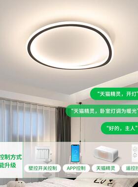 卧室灯现代简约房间灯具极简轻奢创意餐厅灯温馨儿童房吸顶灯357L