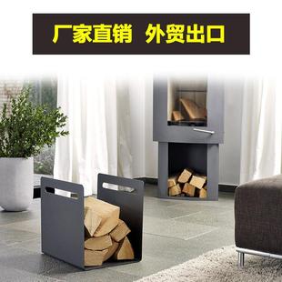 厂家直销 外贸出口 新款简易木材架 壁炉柴火架小型柴火堆放架
