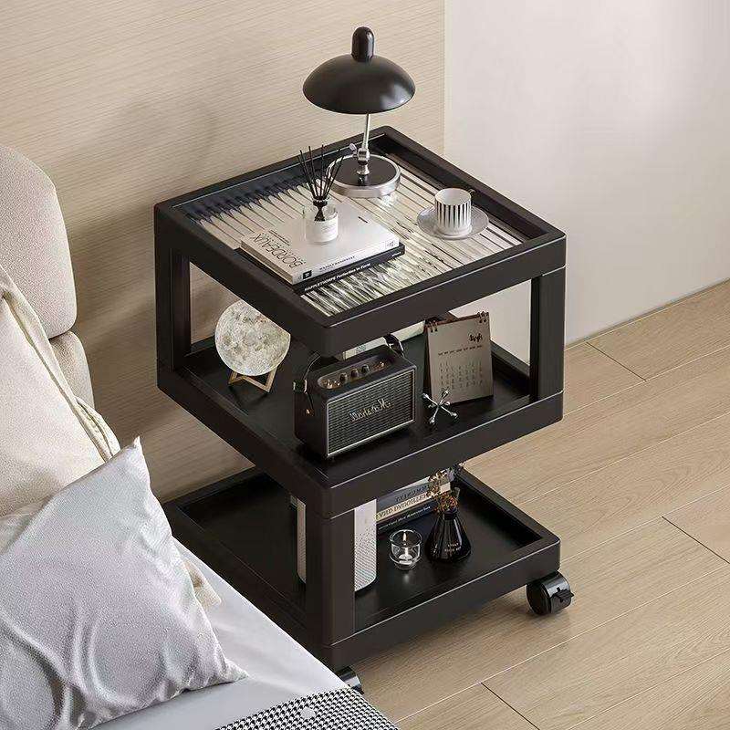 床头柜床头创意小型移动现代卧室多功能简约床边家用小桌子置物架