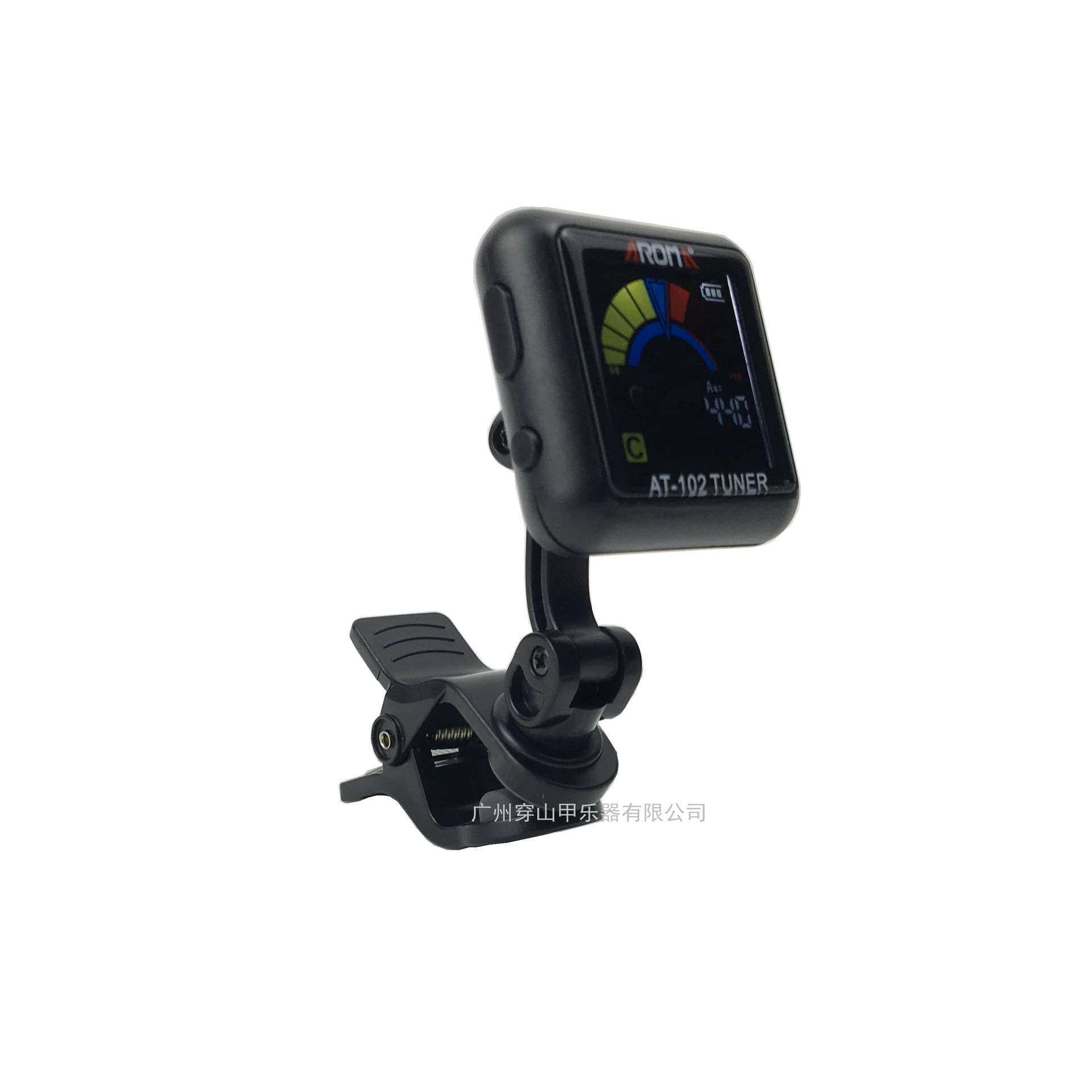 AROMA阿诺玛AT-102彩屏充电调音器吉他小提琴贝司尤克里里校音表