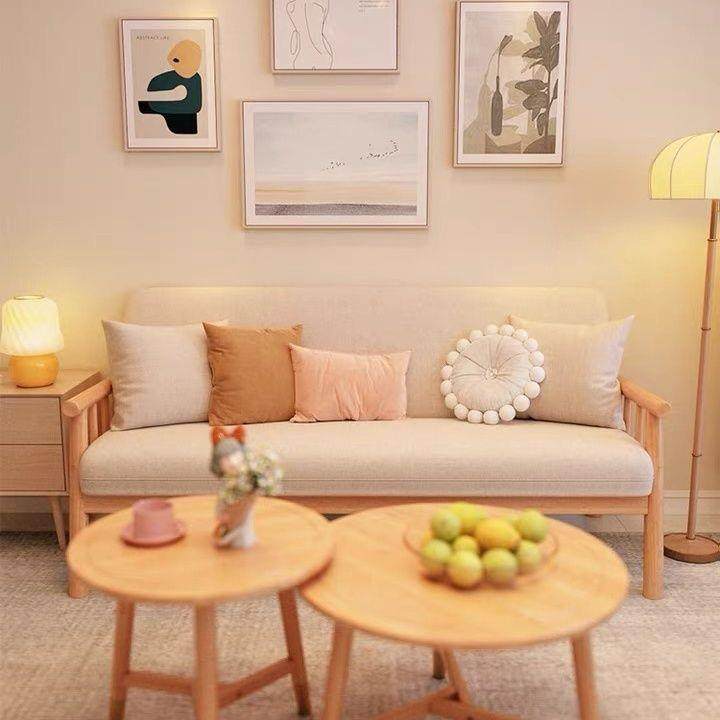 北欧实木沙发小户型双三人客厅服装店日式简约易现代布艺沙发,鲜花速递/花卉仿真/绿植园艺,割草机/草坪机,淘宝优惠券,粉丝福利购,淘宝优惠卷