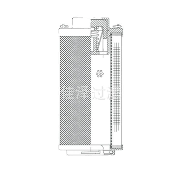 替代 0030R003BN4HC 0030R005BN4HC 低压滤芯 回油滤芯