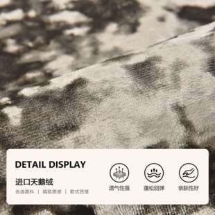 欧式轻奢沙发进口天鹅绒抱枕冰花绒方形靠枕样板房间床头靠垫套软