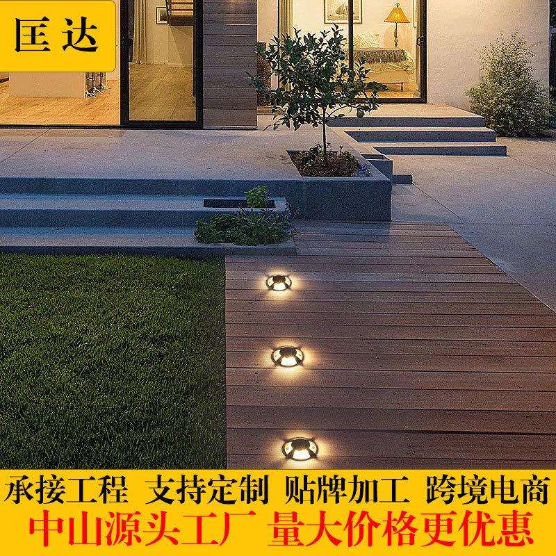 工厂直销led地埋灯嵌入式户外防水草坪灯地面射灯室外景观墙脚灯