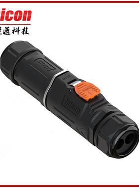 航空插头 MJ32自锁2P推拉自锁 IP67工业连接器120A600V防水连接器