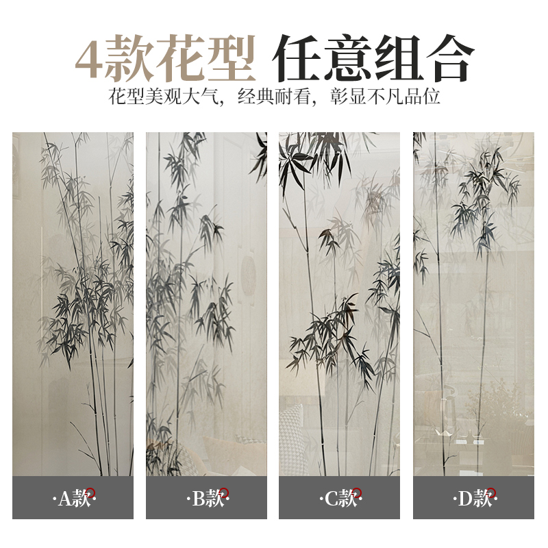 屏风隔断客厅折叠移动中国风新中式实木办公室隔断墙卧室遮挡家用