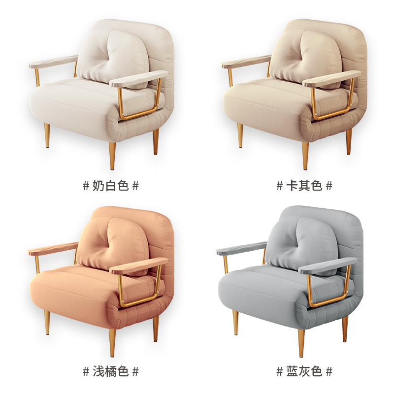 神憩可折叠沙发床两用单人双人小户型伸缩床阳台多功能网红云朵床