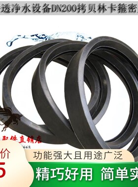 超滤反渗透设备DN200拷贝林卡箍8寸80H40不锈钢抱箍管卡橡胶密封