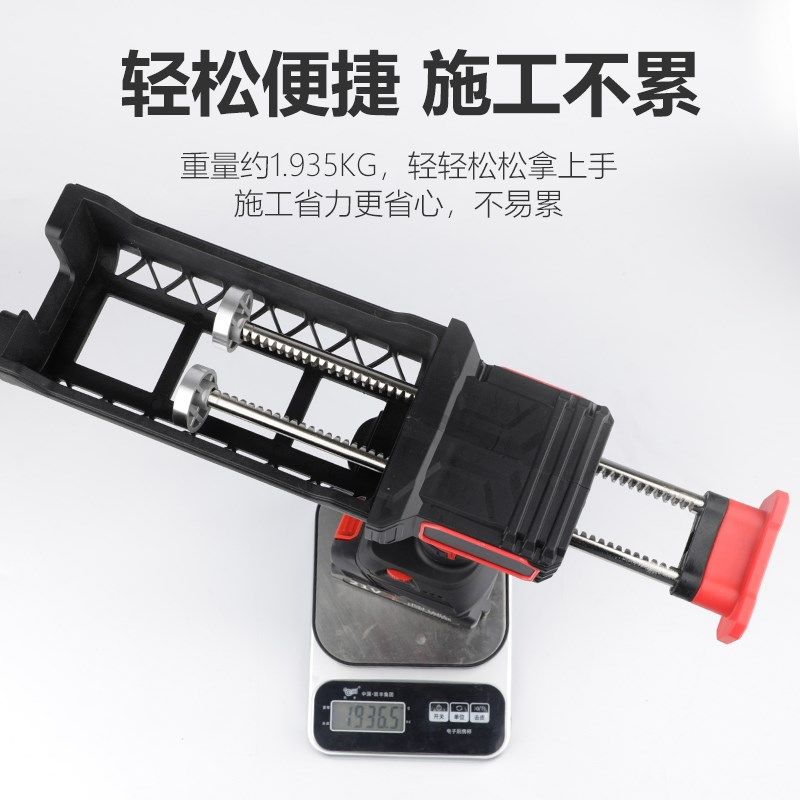 电动美缝双管胶枪美缝胶枪抢美缝剂施工工具全自动电动美缝打胶机