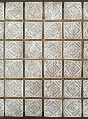 4545mm外墙砖彩码砖纸皮砖白色外墙瓷砖 平面釉面砖亮光 物业