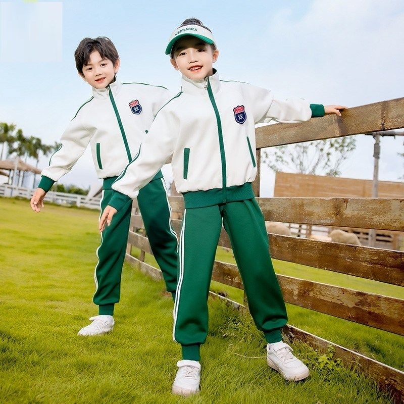 学院风班服教师彩色幼儿园园服服饰亲子装蓝色中国风运动会两件套