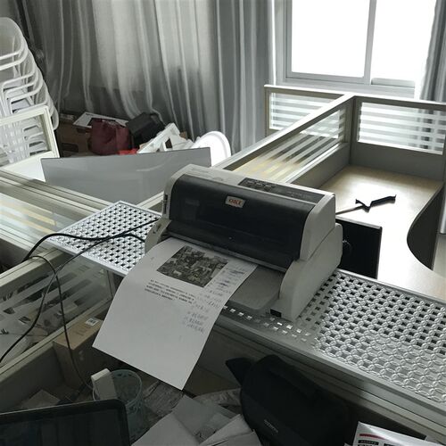 铁艺办公室隔断置物架办s公桌打印机架子桌面文件收纳书架绿萝盆