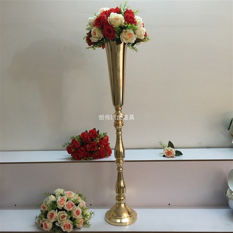 铁艺花瓶婚庆道具路引简约欧式餐厅家居插花布置摆件落地花瓶8880,家居饰品,花瓶,淘宝优惠券,粉丝福利购,淘宝优惠卷