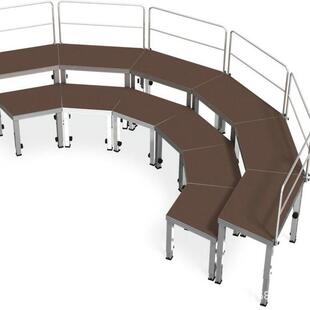 广东工厂铝合金折叠站架合影架子学校毕业照合影台阶梯架子合唱台