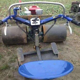 压平镇压压地田轮配件草坪小麦式轮压实机手扶镇压器压地滚子助力