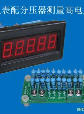 面板安装DC3KV 4千伏 5000V四位半数字直流电压仪器高压表SHENLAN