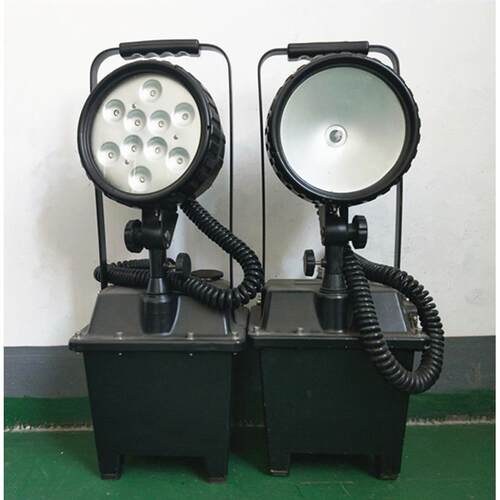 FW6102GF防爆移动工作灯 防水LED泛光灯30W 氙气施工照明灯35W