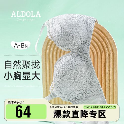 雅黛丽内衣女小胸聚拢显大文胸无钢圈收副乳防下垂调X整型女士文