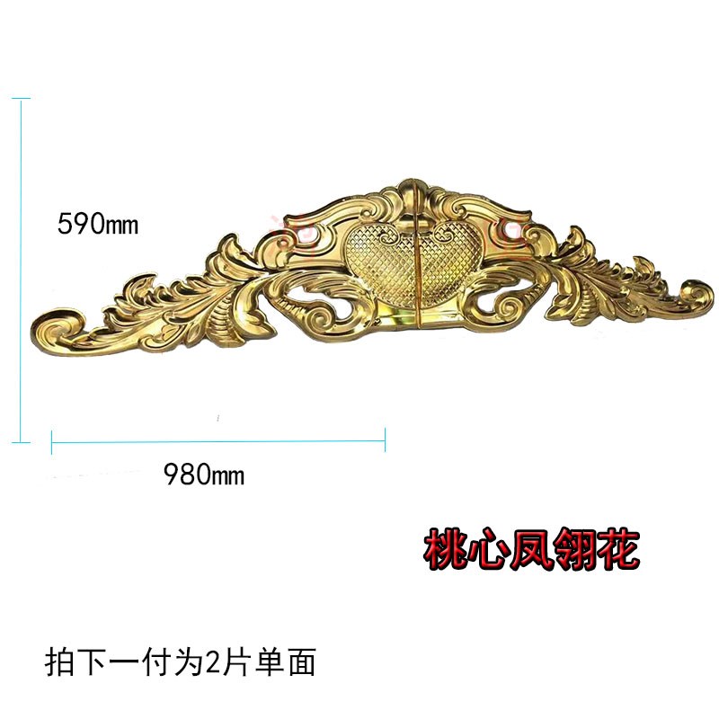 304不锈钢欧式大门花配件欧式花庭G院门装饰花板凤羚花门头花