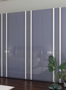 定制新款a烤漆大衣橱板式卧室家具木衣柜整体四门组合柜子家用衣