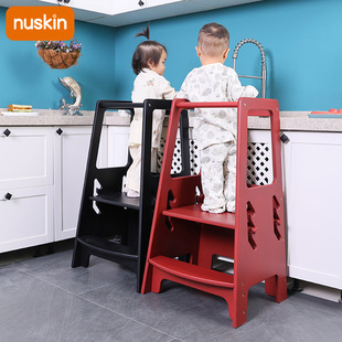 nuskin宝宝学习塔儿童垫z垫脚凳厨房梯子洗手台站凳手扶蒙氏