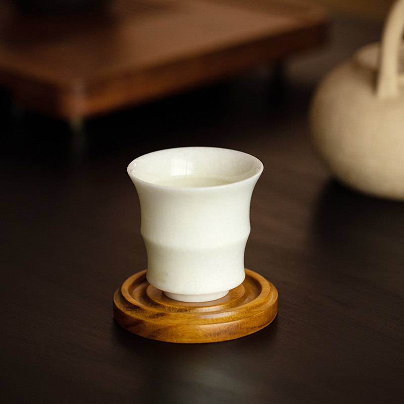 【新品】蓝田玉茶杯专用个人高档主人杯子单个男女高端单杯礼盒