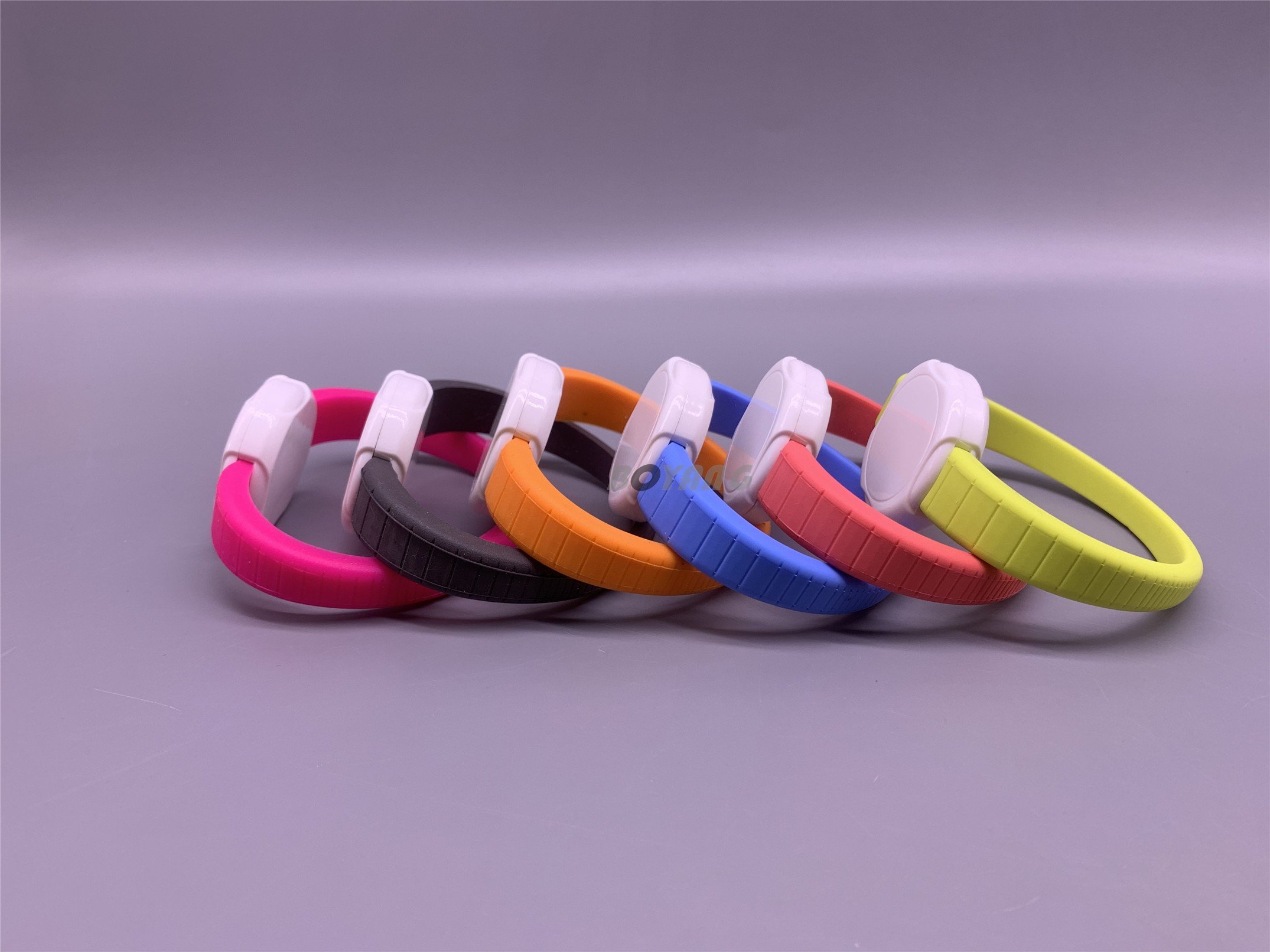 硅胶手牌号码编号感应锁足浴洗浴健身桑拿数字游泳池手环链定制