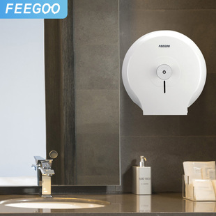 酒店商用大卷纸巾盒卫生间卷纸架厕所大盘纸架壁挂式免打孔厕纸盒