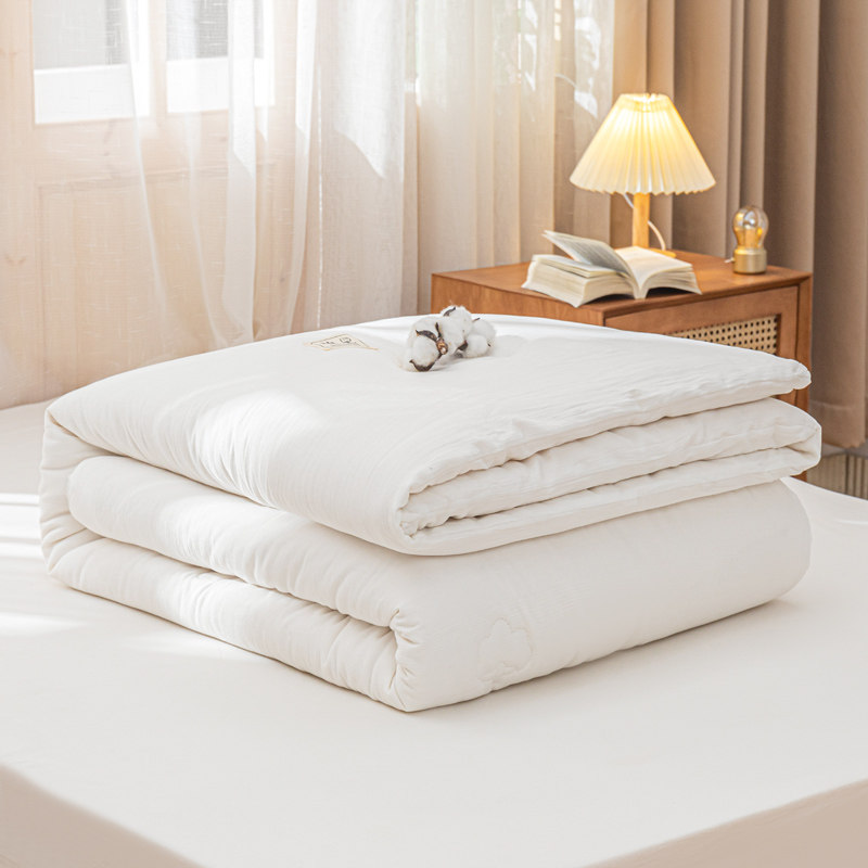 【无荧光健康被】纯棉花被子单人双人薄款夏凉被春秋被保暖冬被芯,床上用品,棉花被,淘宝优惠券,粉丝福利购,淘宝优惠卷
