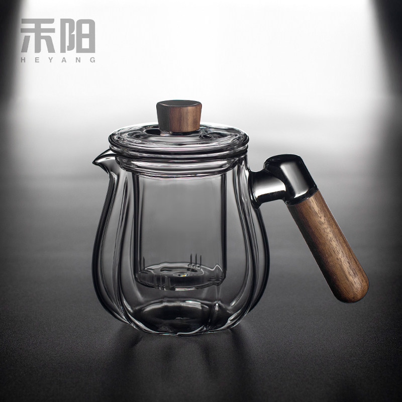 禾阳 玻璃泡茶壶大容量冲茶壶带过滤煮茶壶耐高温加厚花茶壶套装,餐饮具,茶壶,淘宝优惠券,粉丝福利购,淘宝优惠卷