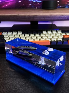 永不沉没的船漂浮小帆船摆件不会翻漂流J瓶友谊的小船流体模型不