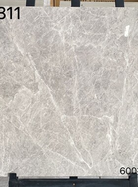 简约现代灰色通体大理石全抛釉瓷砖6006K00客厅卧室工程地砖防