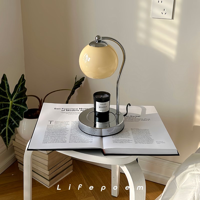 奶油风香薰融蜡灯马m吉拉梅森香薰灯韩风摆件生日送礼礼物床头台