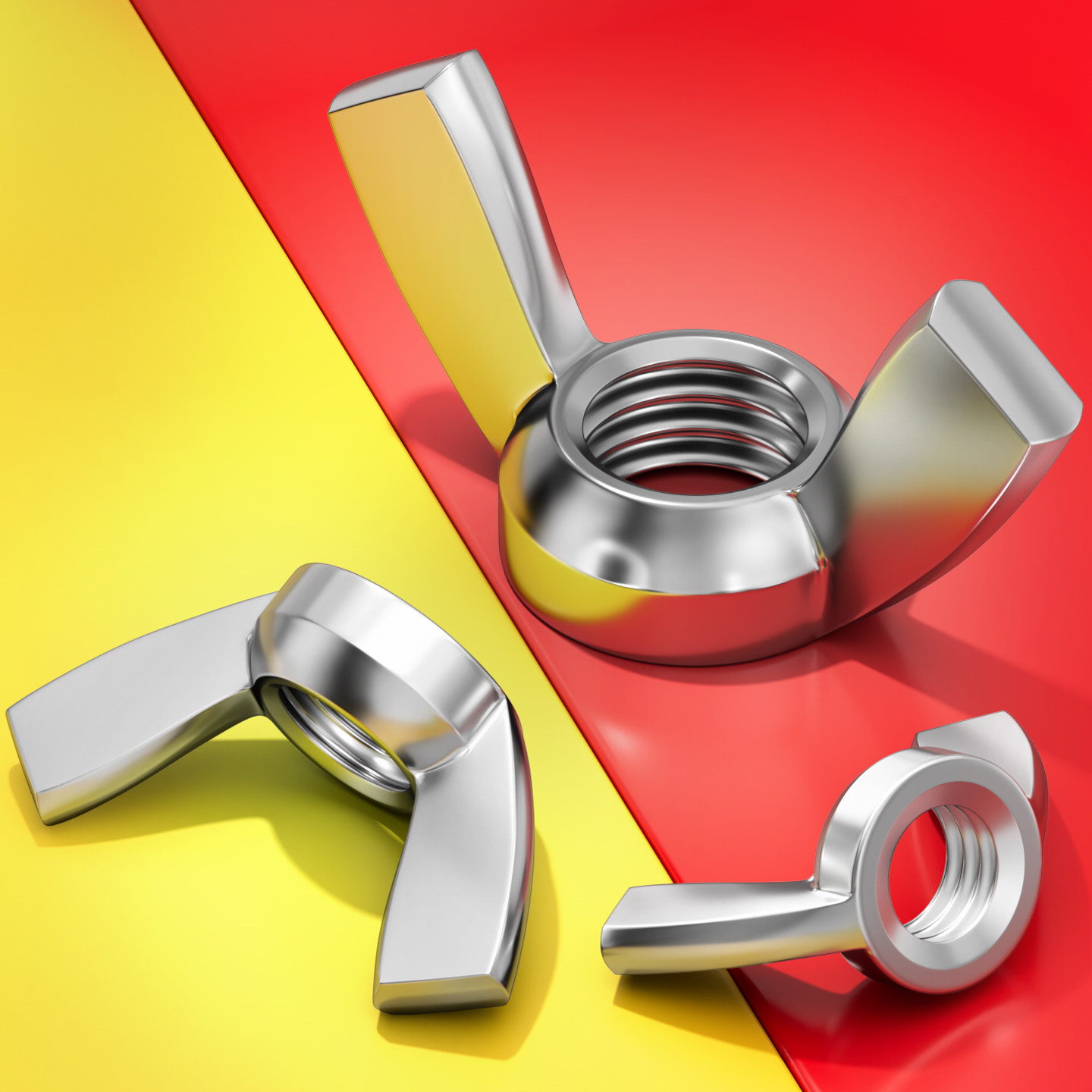 【厂家批发】304不锈钢蝶形螺母